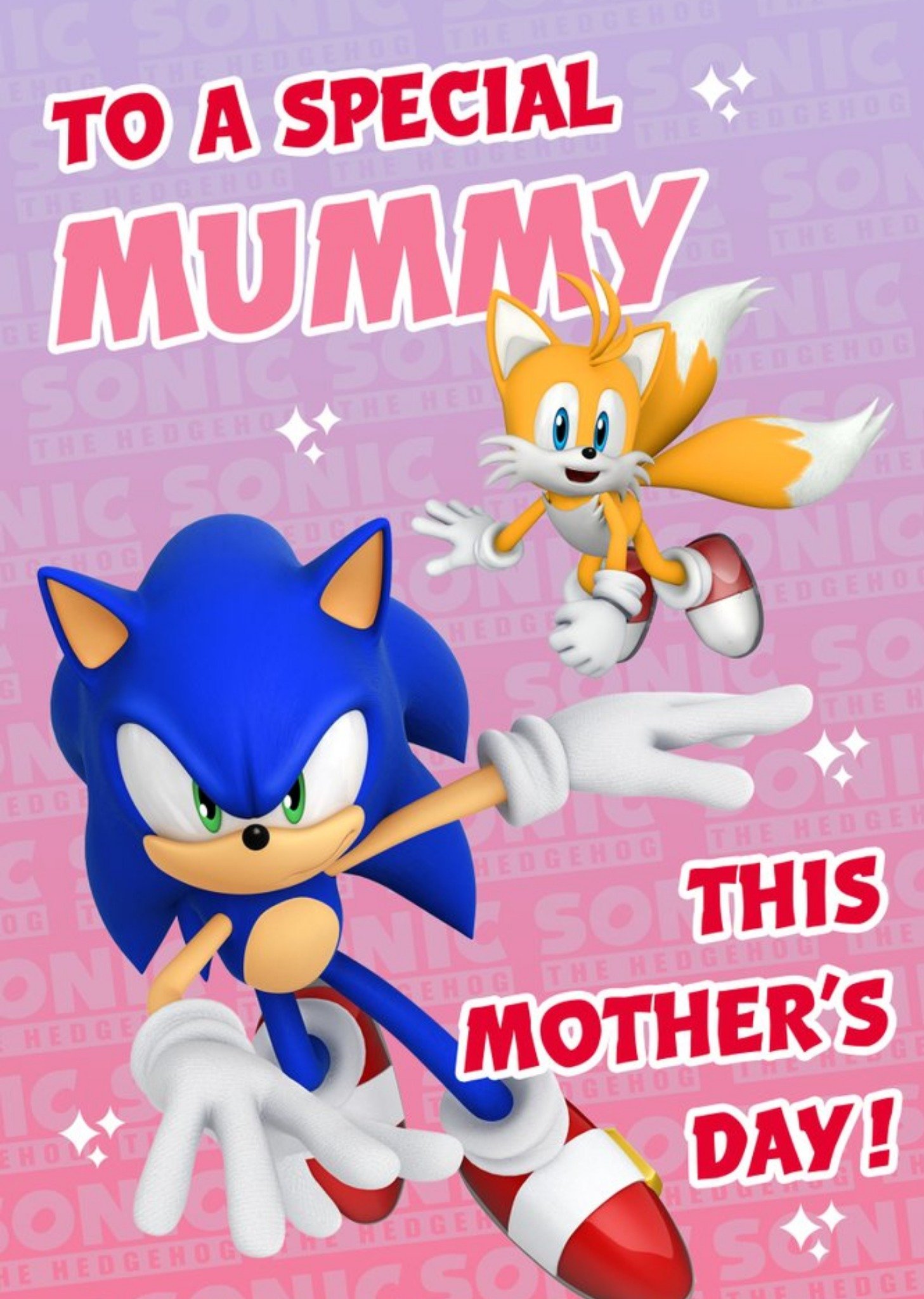 Sega Sonic To A Special Mummy This Mother's Day Card Ecard