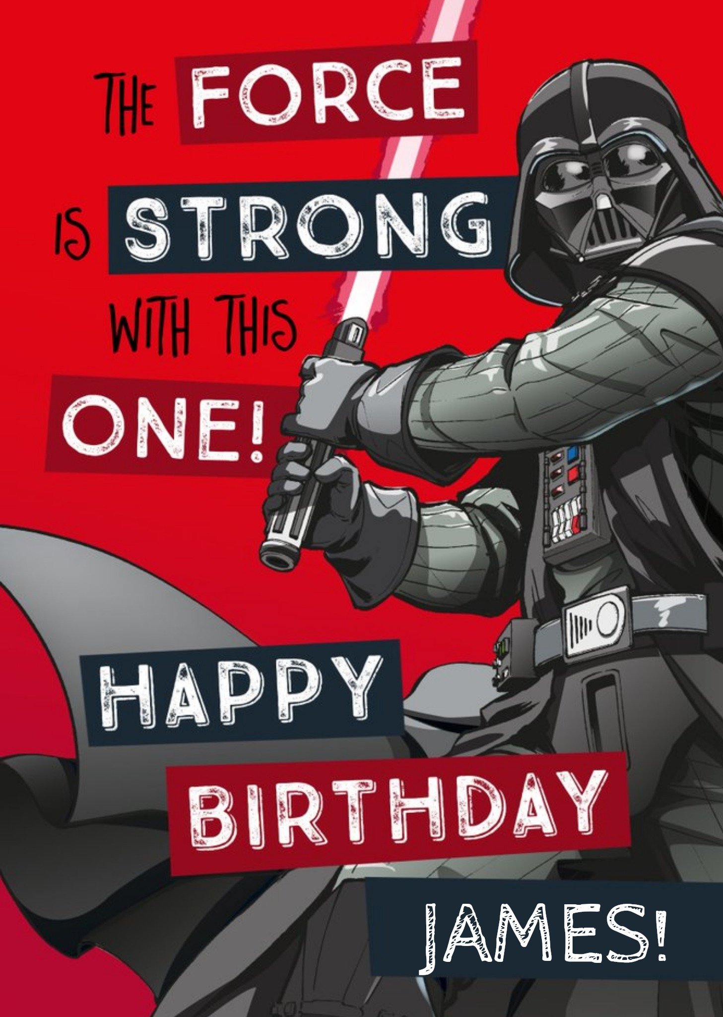 Disney Star Wars Birthday Card - Darth Vader Ecard