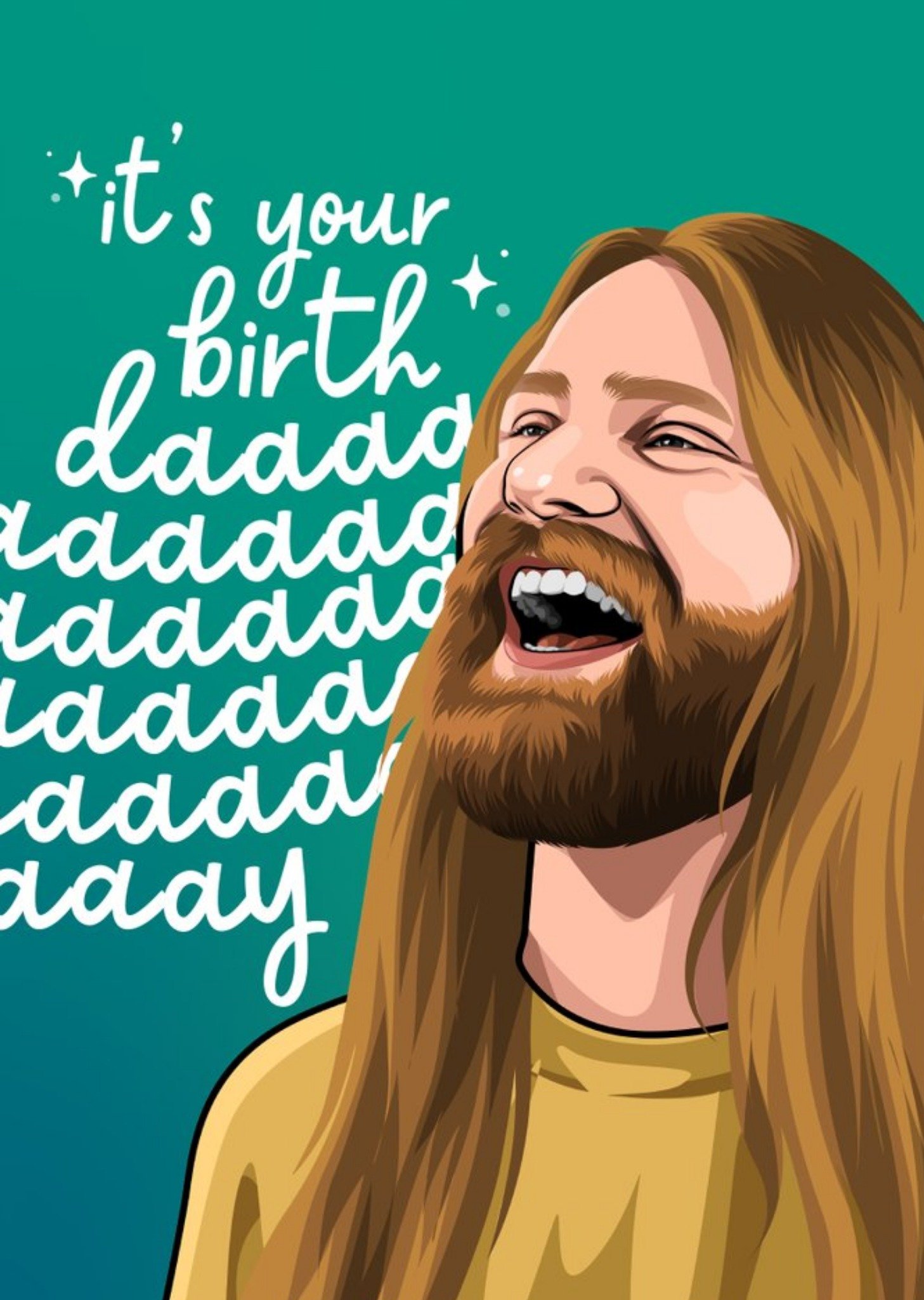 All Things Banter It's Your Birthdaaa-Ay Illustrated Card Ecard