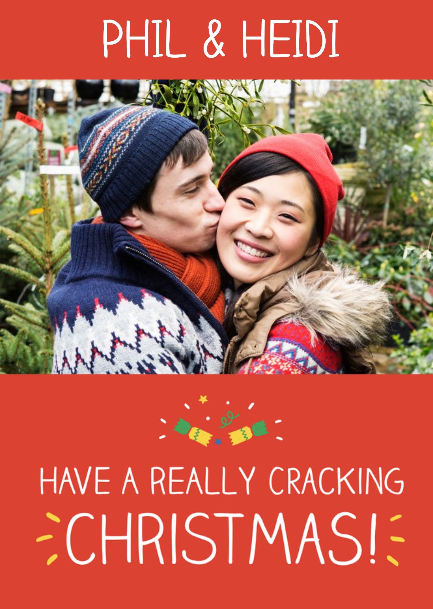 Happy Jackson Have A Really Cracking Christmas Personalised Photo Upload Christmas Card Ecard