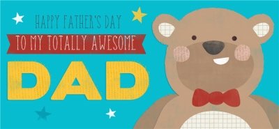 Totally Awesome Dad Big Bear Personalised Mug