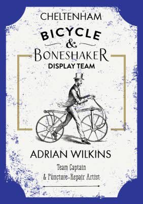 Bicycle Boneshaker Personalised T-shirt