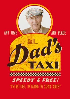 Dad's Taxi Photo Upload T-shirt