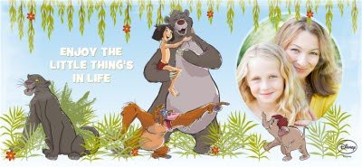 Disney Jungle Book Little Things Photo Upload Mug