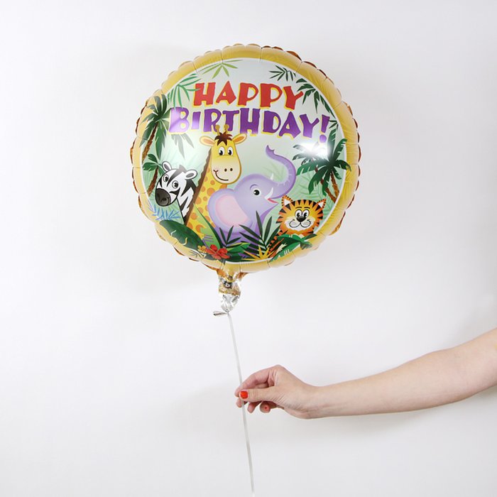 Jungle Friends Birthday Balloon