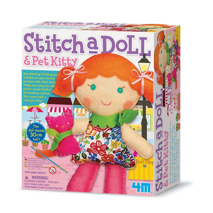 Stitch a Doll Kit & Pet Kitty