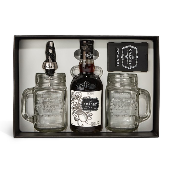 Kraken Black Spiced Rum 35cl Gift Set