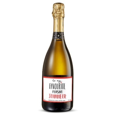 'To My Favourite Person' Personalised Prosecco