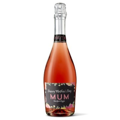 Personalised Mother's Day Sparkling Rose 75cl
