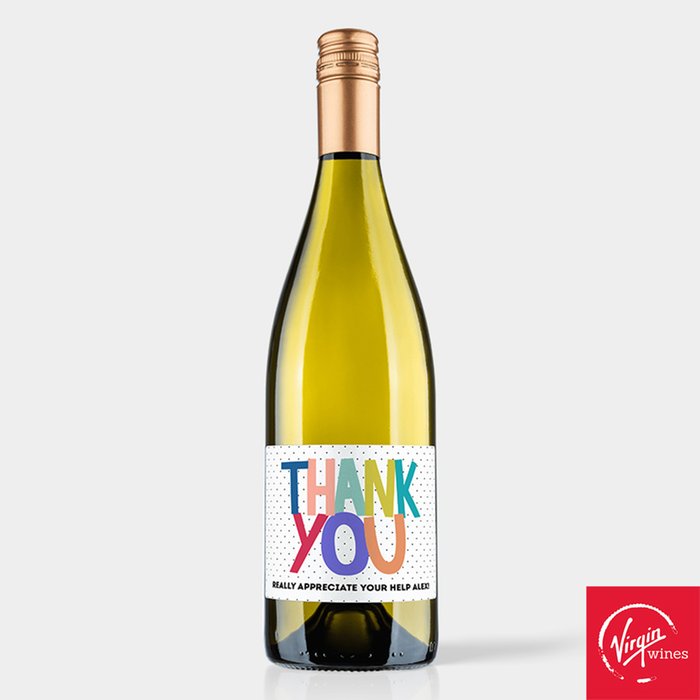 Virgin Wines Personalised Thank You Sauvignon 75cl