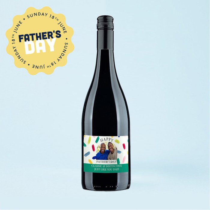 Happy Father's Day Personalised Virgin Wines Red