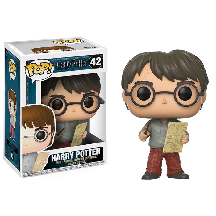 Harry Potter With Marauders Map Action Figure