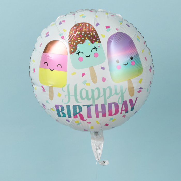 Happy Birthday Ice Lollies Balloon