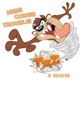 Looney Tunes Taz Trouble Personalised T-shirt