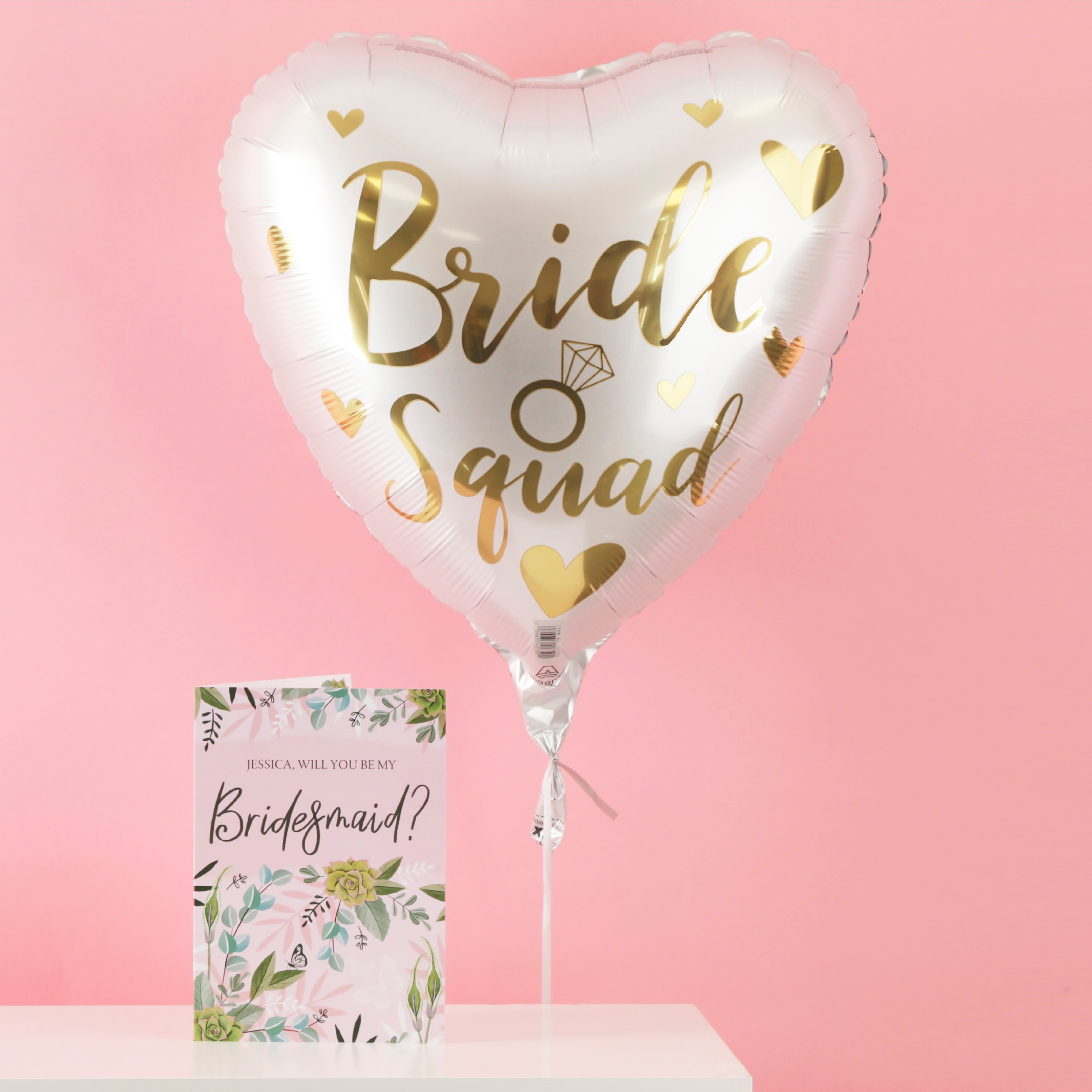 Bride Squad Heart Balloon