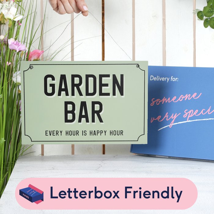 Letterbox Garden Bar Sign