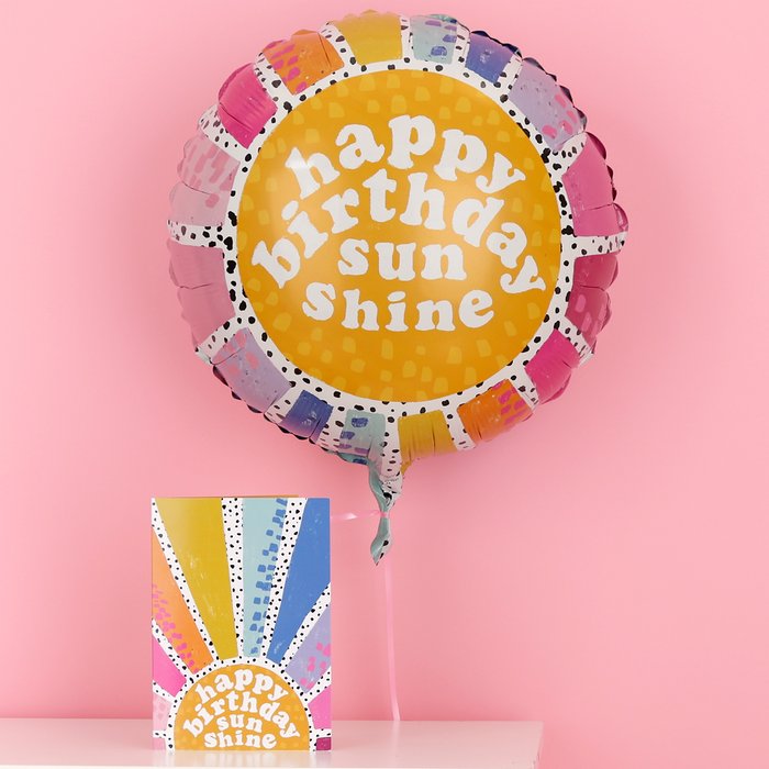 Happy Birthday Sunshine Balloon