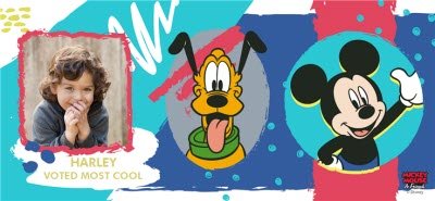 Disney Mickey And Pluto Colourful Custom Photo Mug