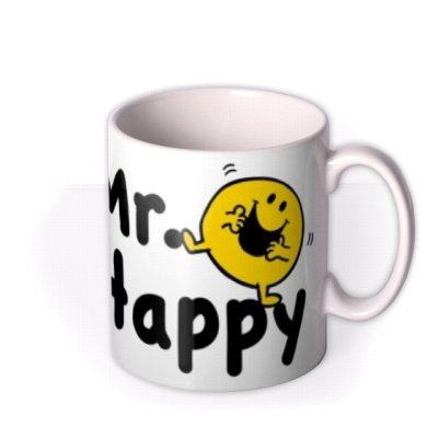 Mr Men Mr Happy Photo Upload Mug
