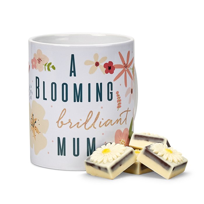 Blooming Brilliant Mum Mug & Chocolates