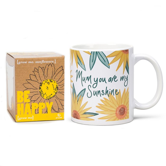 Sunflower Grow Kit & Mug Gift Set