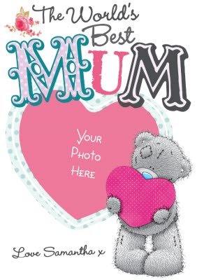 Mother's Day Tatty Teddy Best Mum Photo Upload T-shirt