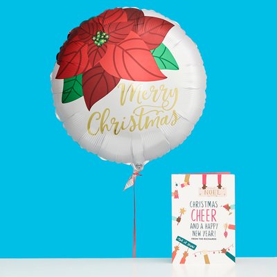 The Christmas Poinsettia Balloon 