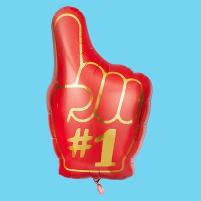 Giant No.1 Red Hand Balloon