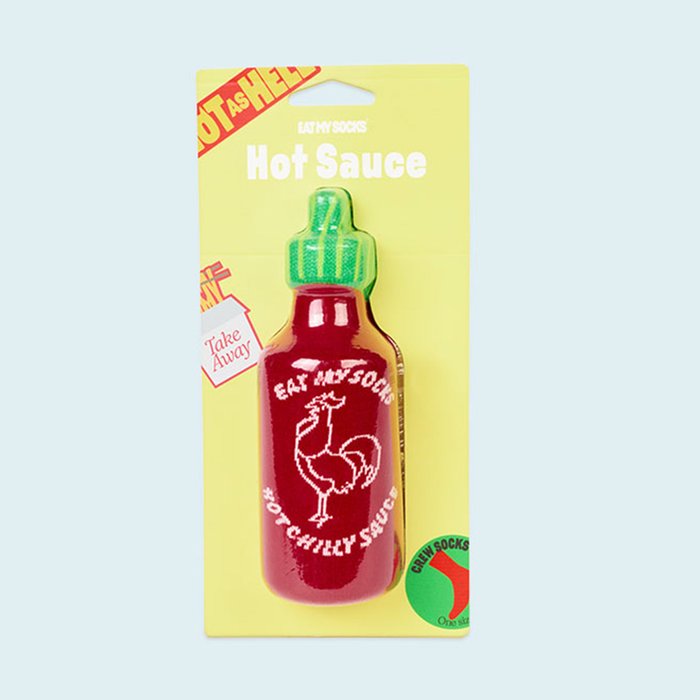 Hot Stuff Sriracha Chilli Adult Novelty Socks