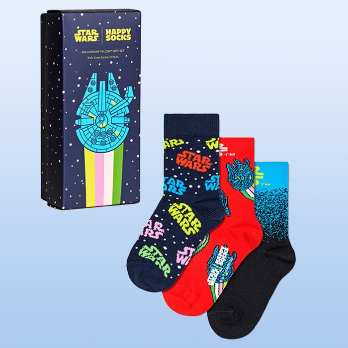 Happy Socks 3pk Star Wars- 7-9 years