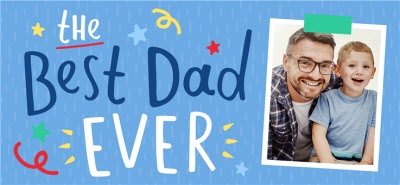 The Best Dad Ever Photo Father's Day Mug