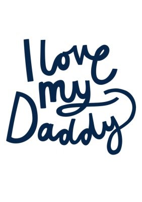 Father's Day T Shirt - I Love My Daddy - Daughter - Son