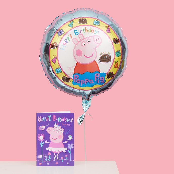 Peppa Pig Birthday Balloon
