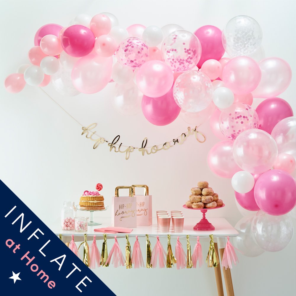 Moonpig Pink Balloon Arch Kit
