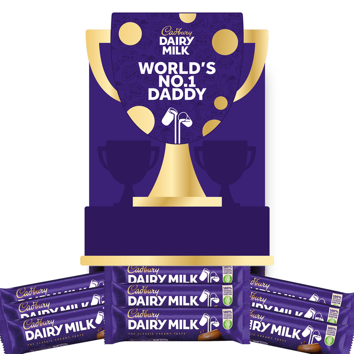 Cadbury Dairy Milk Favourites 'No.1 Daddy' Trophy Box