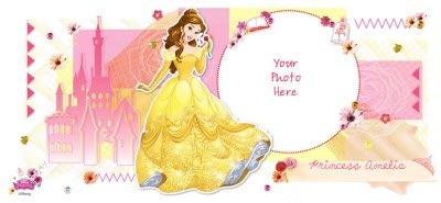 Disney Princess Belle Photo Upload Mug
