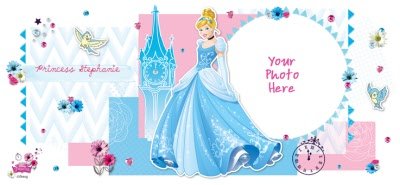 Disney Princess Cinderella Photo Upload Mug