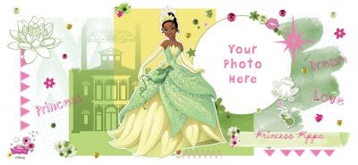 Disney Princess Tiana Photo Upload Mug