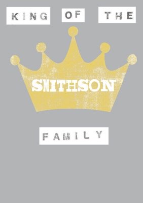 Family King Personalised T-shirt
