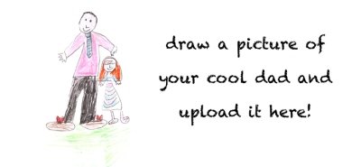 Father's Day Draw a Picture Photo Upload Mug