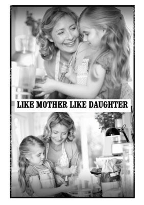 Mother's Day Like Daughter Photo Upload T-shirt