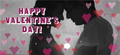 Valentine's Day Heart Overlay Photo Upload Mug