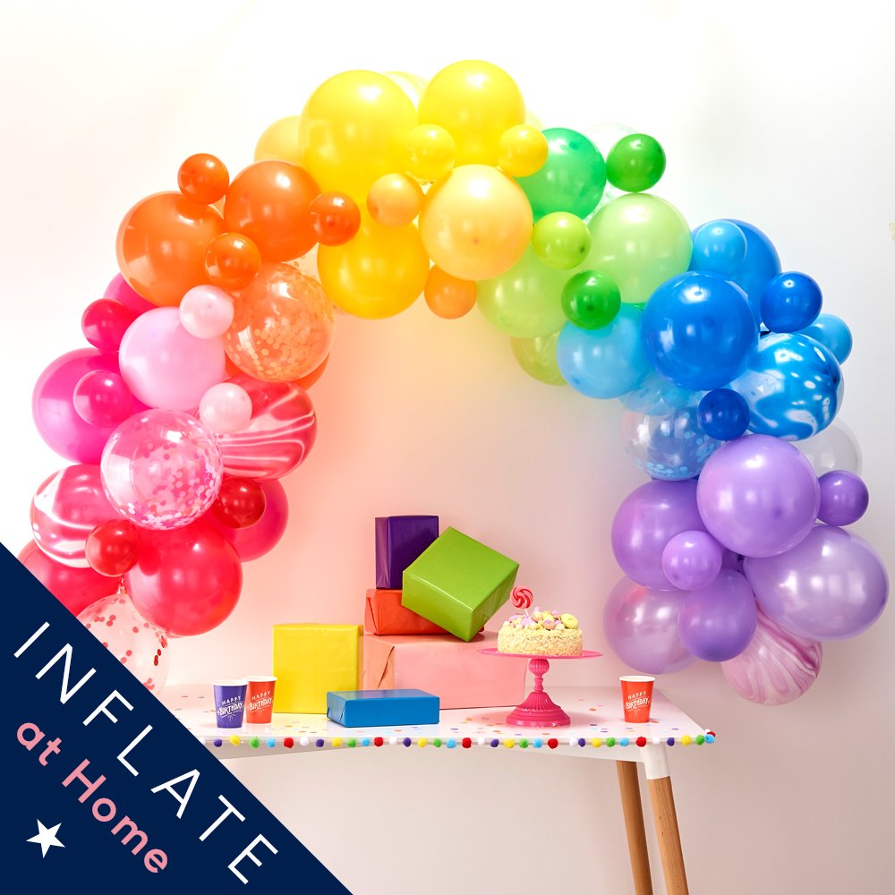 Moonpig Rainbow Balloon Arch Kit