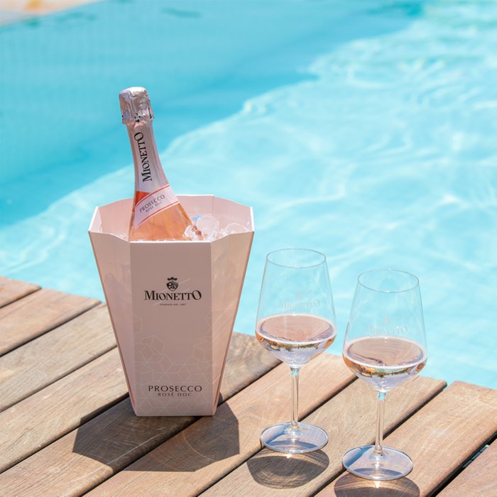 Prosecco Rosé 75cl Ice Bucket Gift Set Moonpig