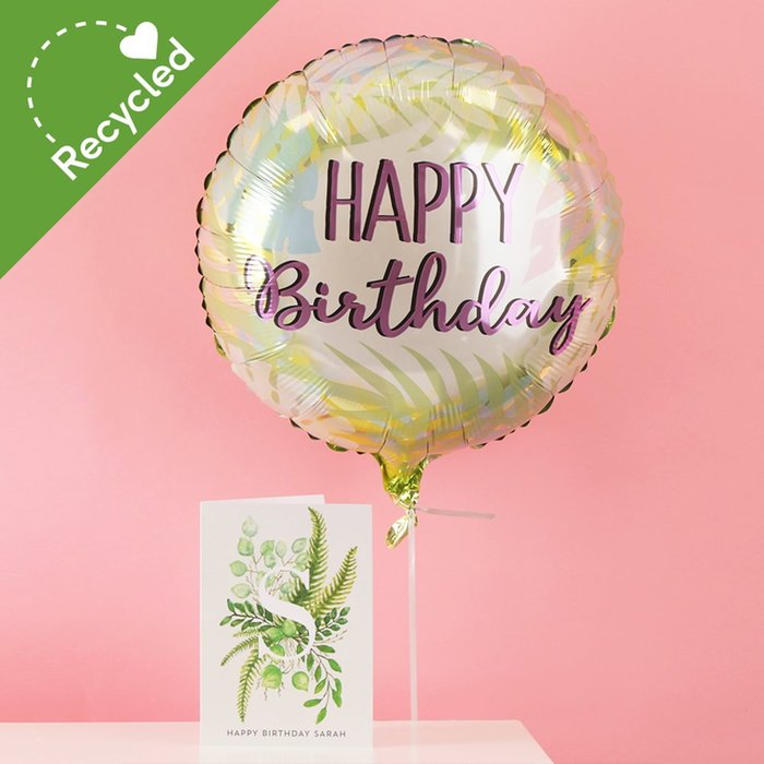 Happy Birthday Recycled Balloon