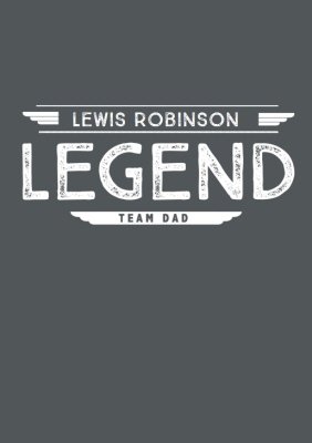 Personalised Legend T-Shirt 