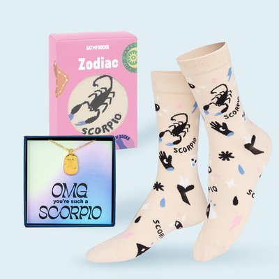 Scorpio Necklace & Socks