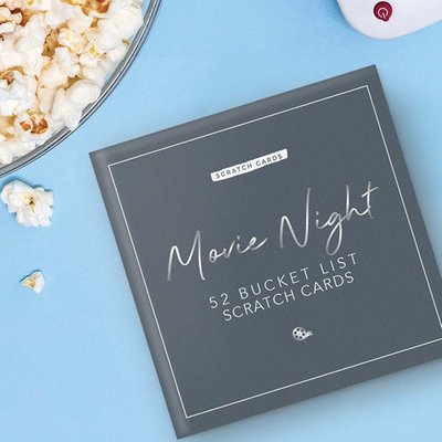 Movie Night 52 Bucket List Scratch Cards