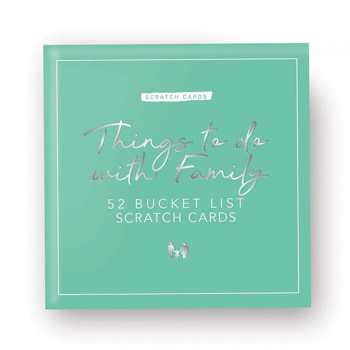 Things to Do With the Family 52 Bucket List Scratch Cards