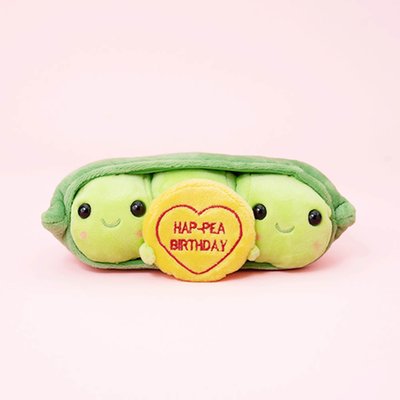 Swizzels Love Hearts Hap-Pea Birthday Soft Toy